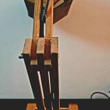 Articulated wood lamp