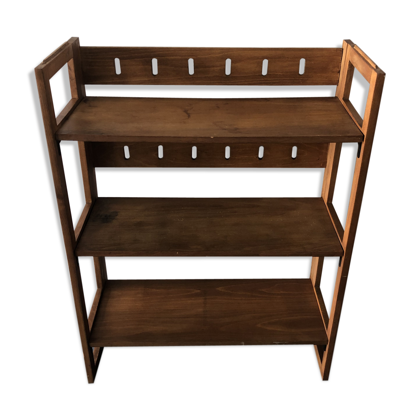 Vintage bookshelves, folding