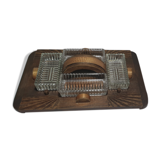 Art Deco-style aperitif tray