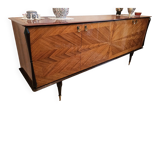 Buffet in rosewood and sycamore