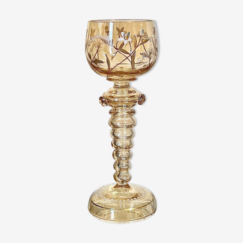 Verre à vin antique roemer fritz heckert hock