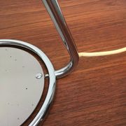 Mid-Century German table lamp model 6761 in metal by Christian Dell for Kaiser Leuchten, 1960s.