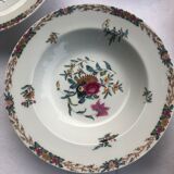Lot de 12 assiettes creuses haviland pondichery