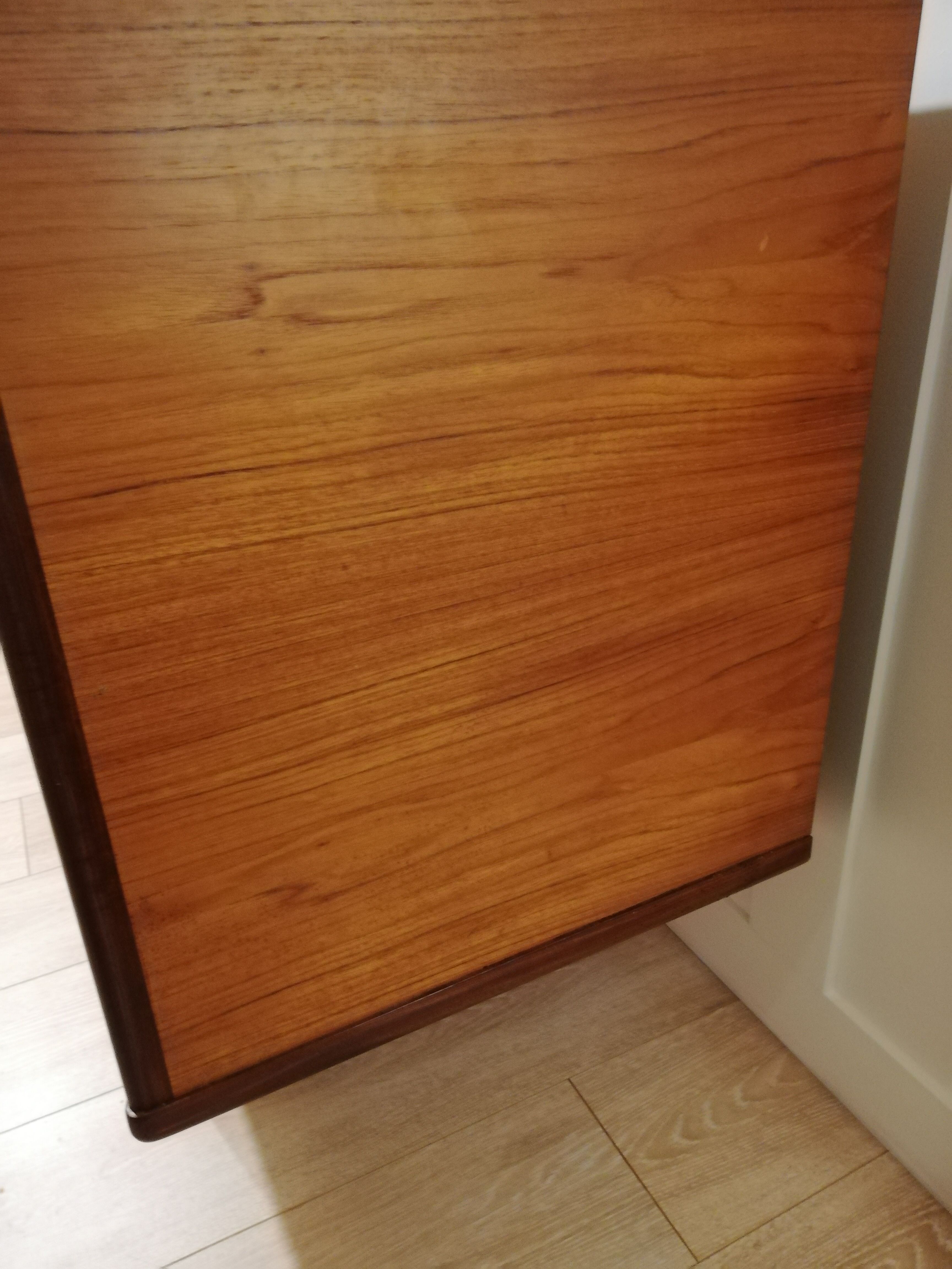 Scandinavian line in vintage teak