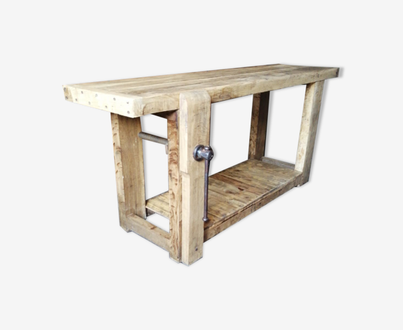 Établi en bois de menuisier