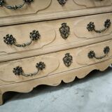 Louis XIV style solid cherry chest of drawers