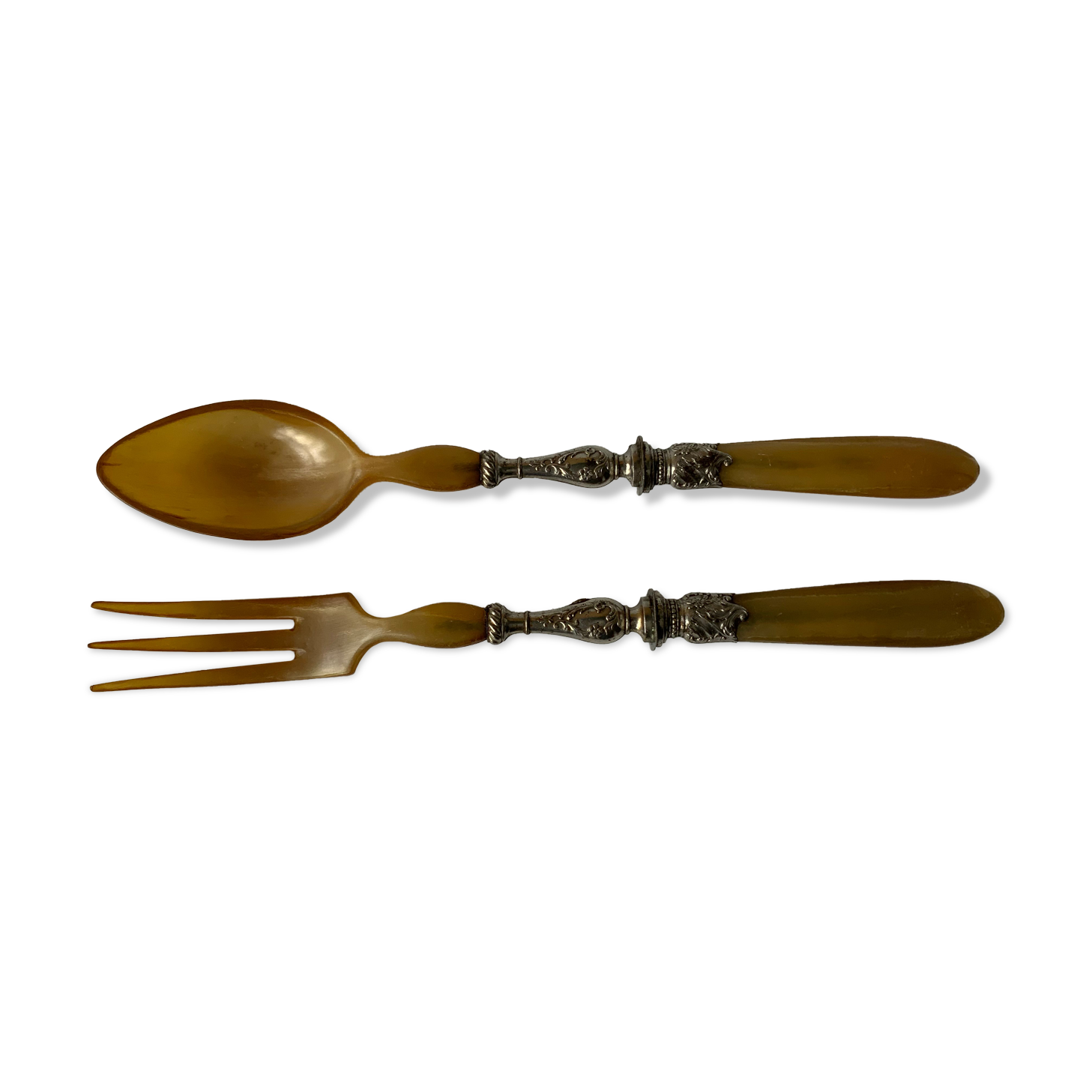 Salad cutlery sleeves horn Selency x Monoprix Croisé Laroche