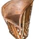 Equipale leather armchair, folk art - Mexico, 1970s