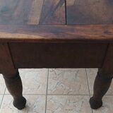 Old walnut side table