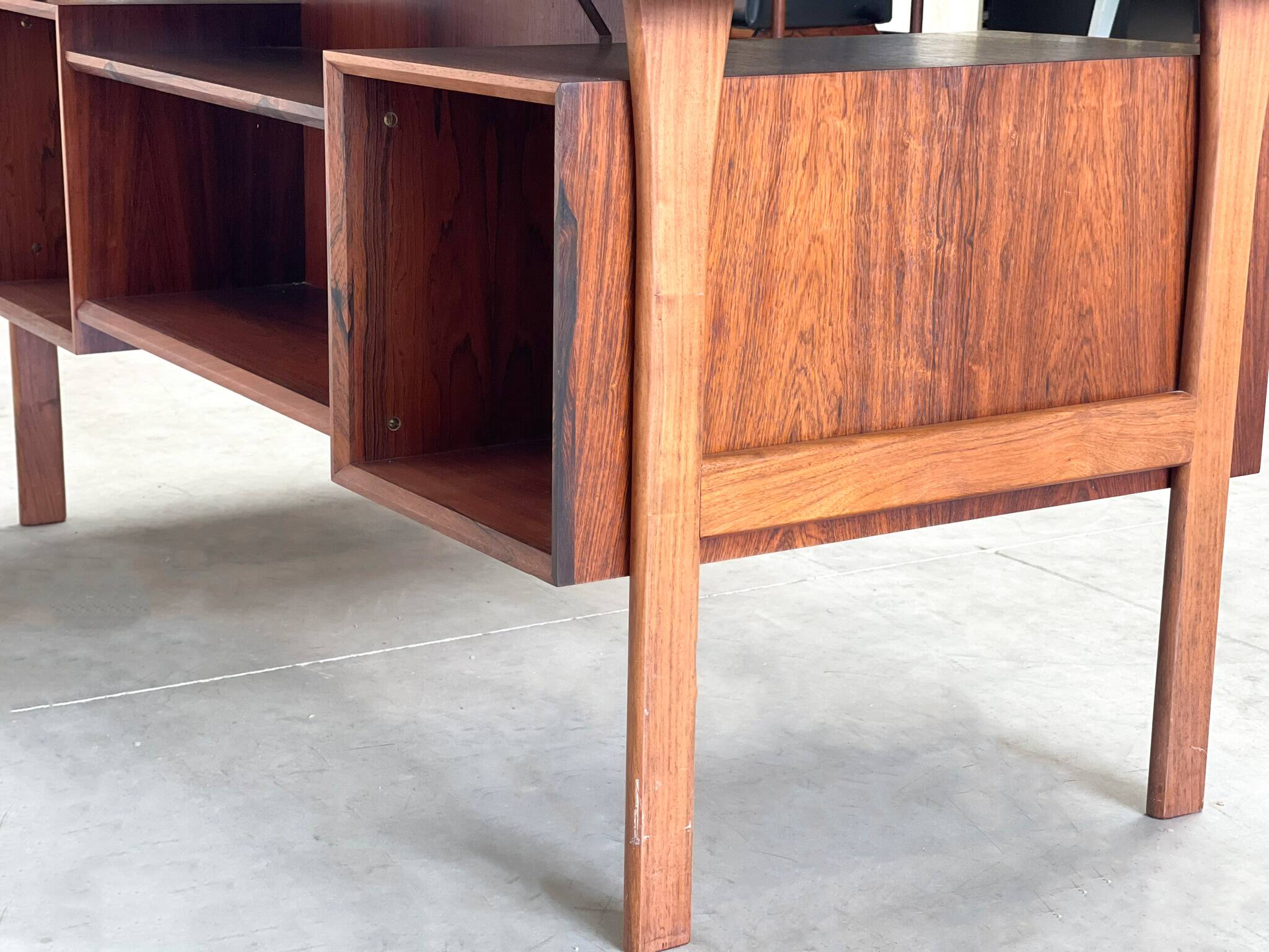 Arne Vodder Rosewood double sided desk