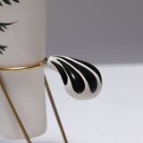Tall ostrich earthenware mug, 1960s