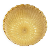 Plafonnier en verre de Murano Graniglia Budino Ambre Vénitien par Simoeng