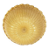 Venetian Amber Graniglia Budino Murano Glass Flush Mount by Simoeng