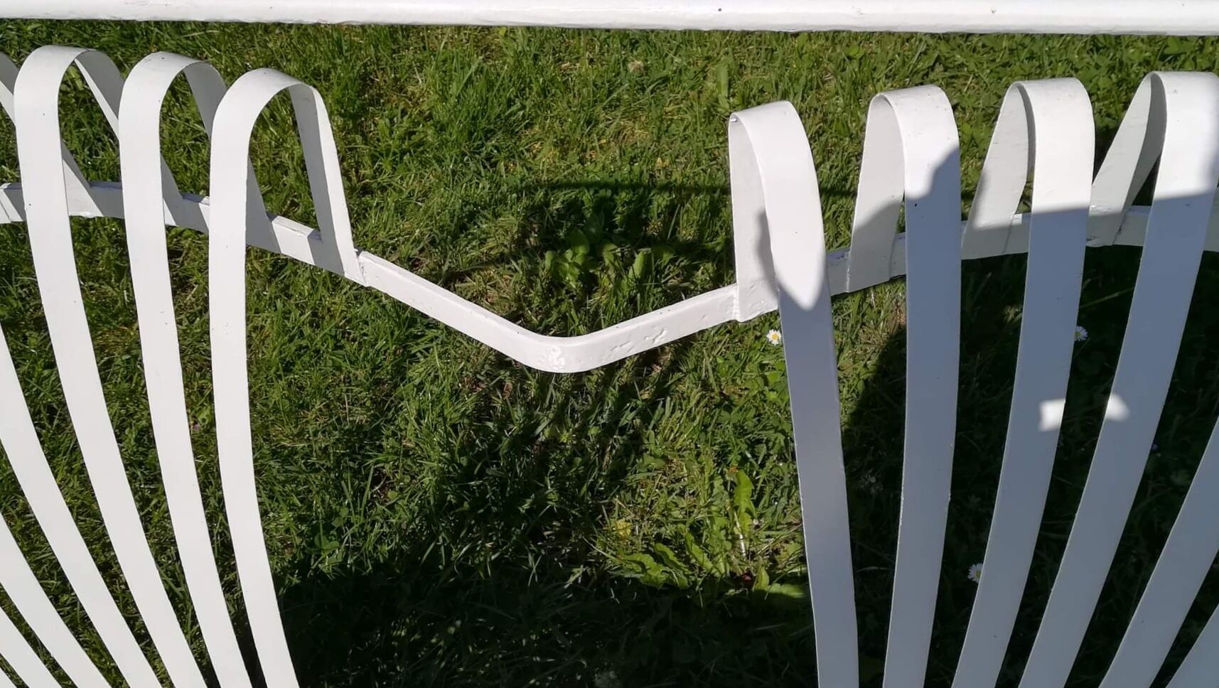 Old garden bench