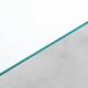 Vintage Fiam Italia coffee table in curved glass minimalist design 1970s