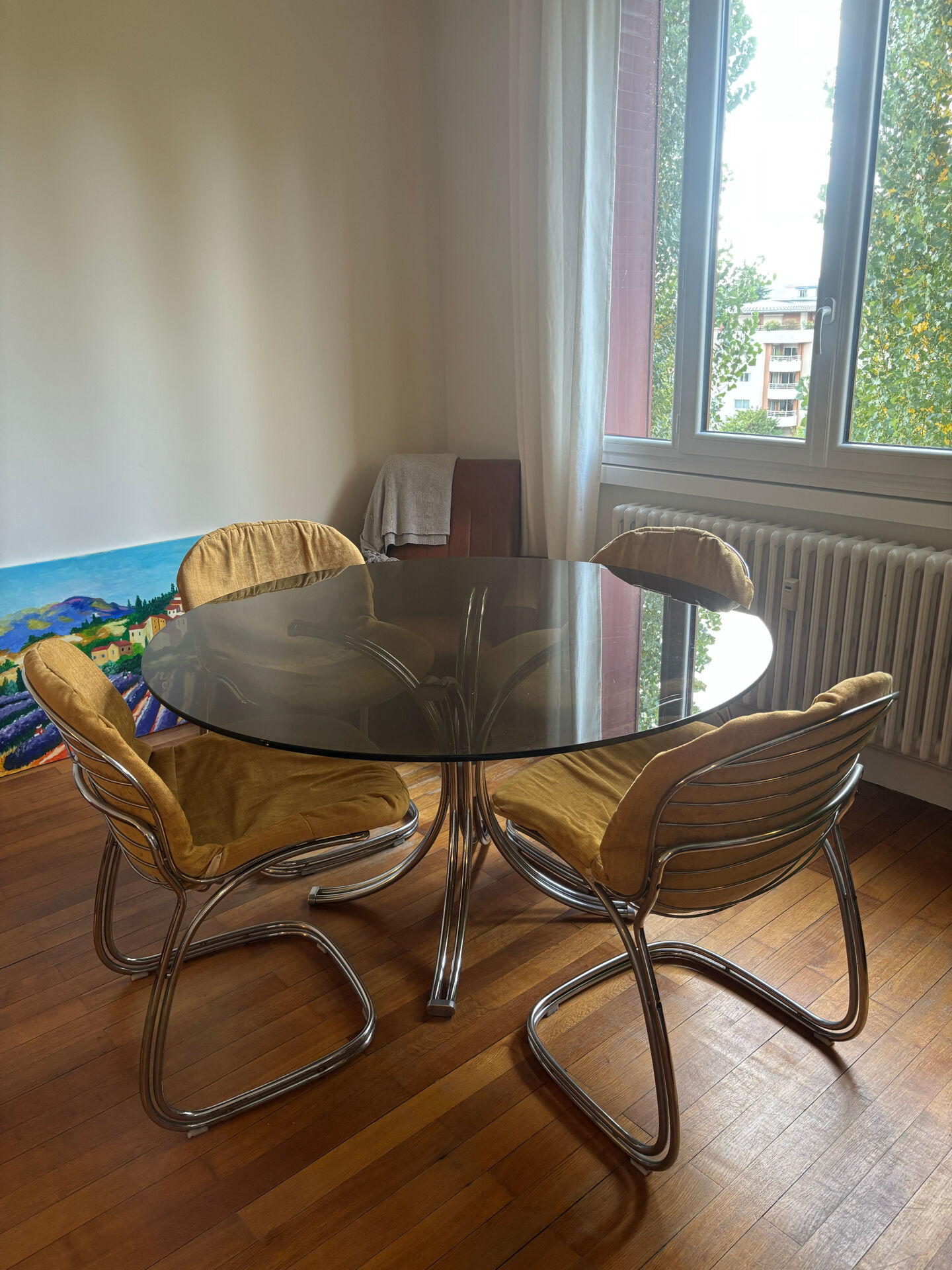 Table + chairs Gaston Rinaldi