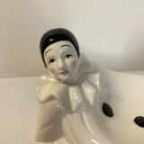 Vintage ceramic TWI Japan Pierrot ashtray