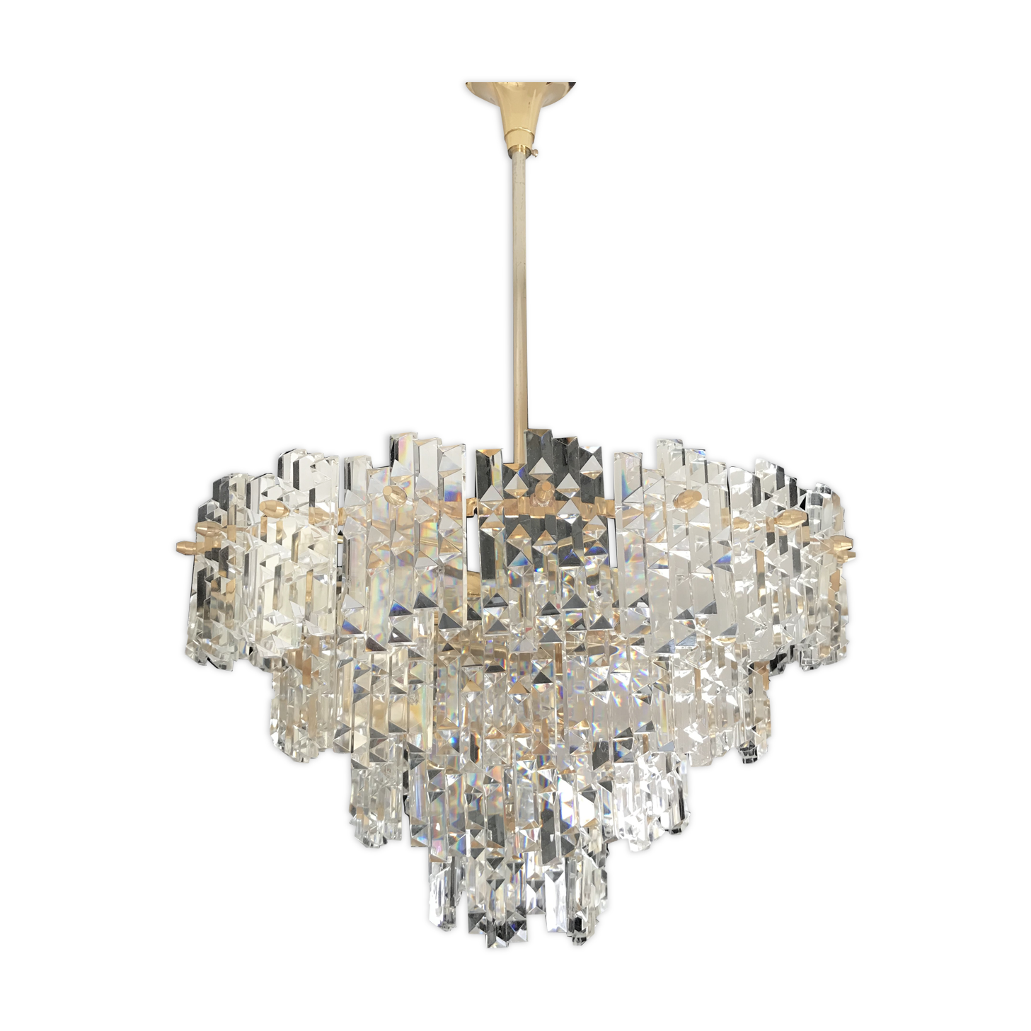 Kinkeldey chandelier crystal golden structure