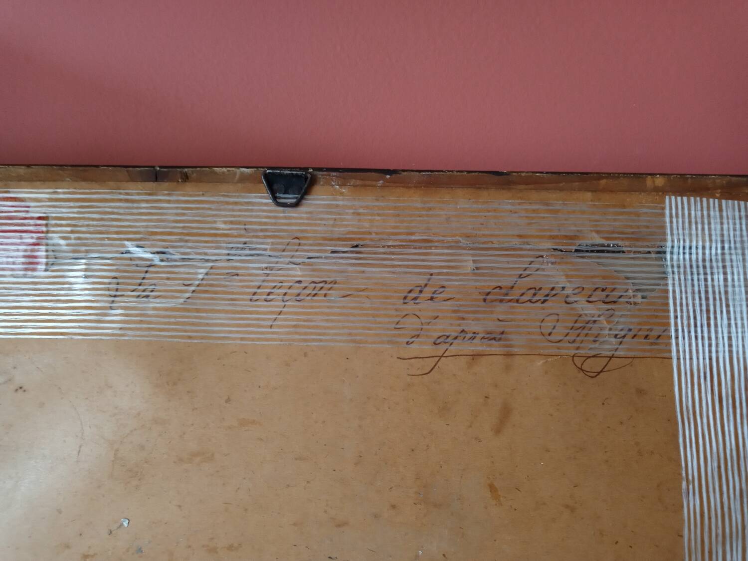 Tableau la leçon de piano