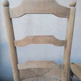 2 vintage straw chairs