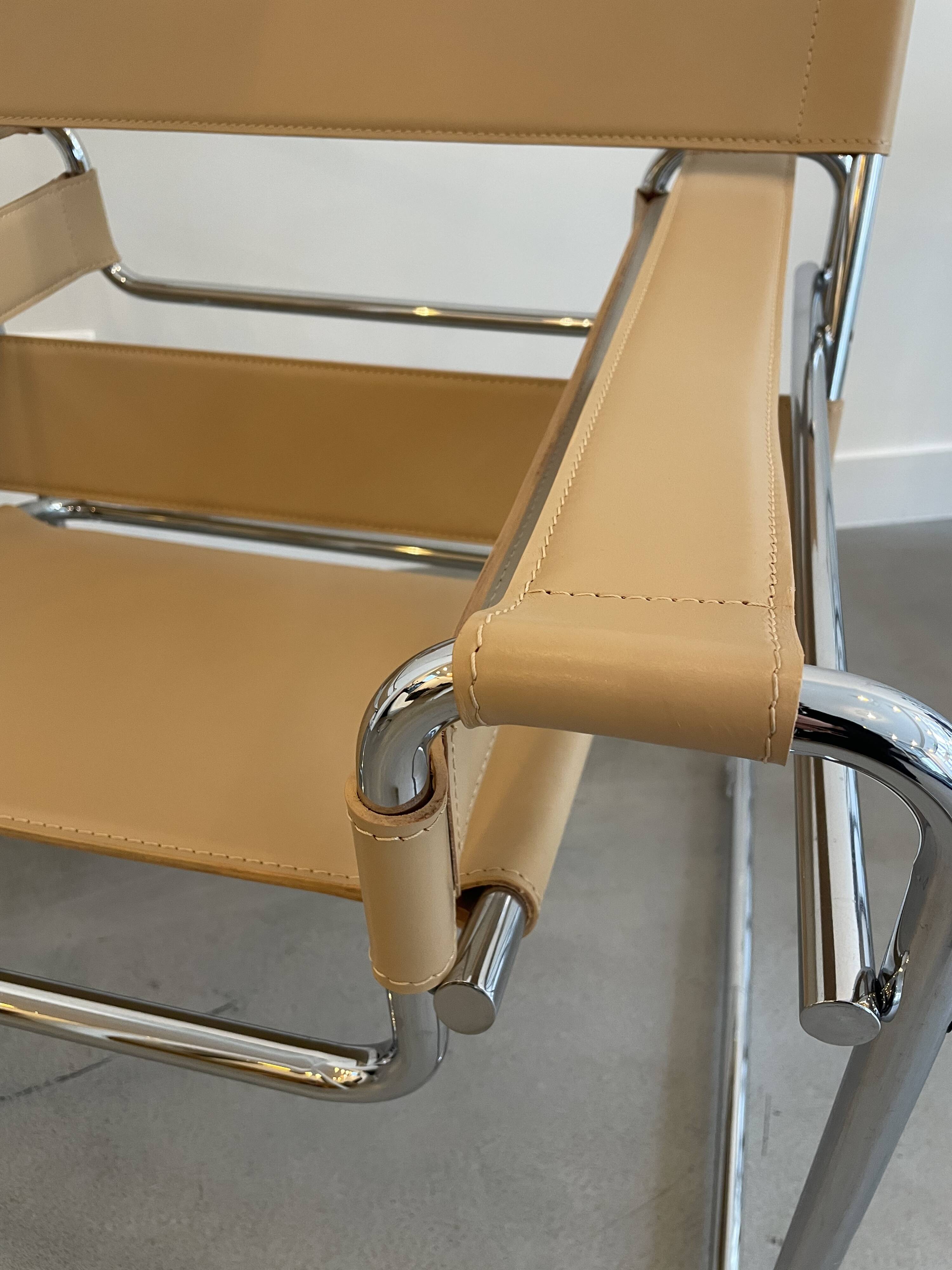 "Wassily" armchair by Marcel Breuer for Gavina.