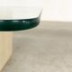 Italian travertine coffee table from Artedi, 1970s