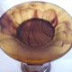 George Davidson "cloud glass", 1922 - Art Deco vase in amber colored glass