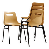 Stackable Plastic Chair by Grosfillex, 1970s (MK10592)