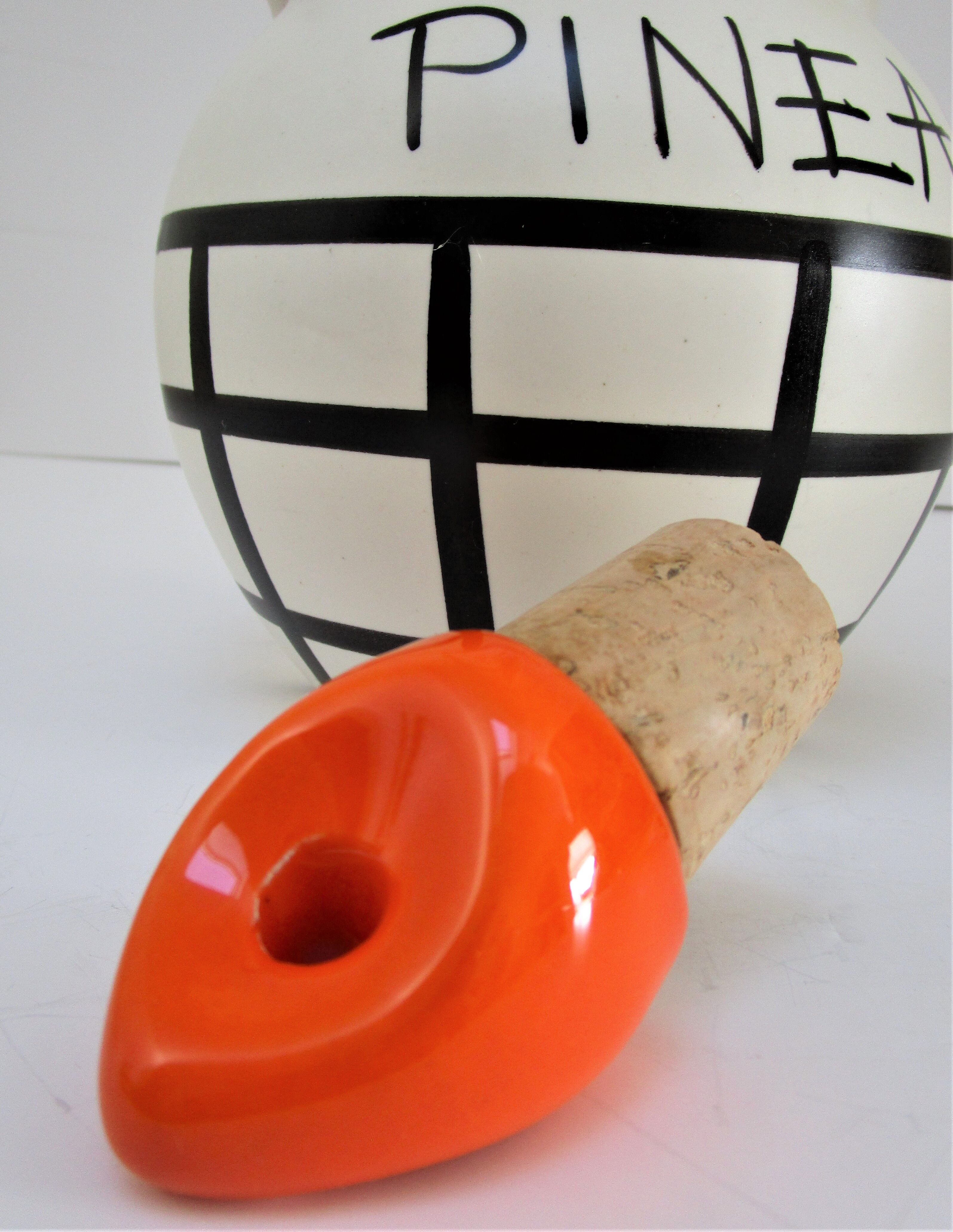 pineau bottle and ceramic cup by Lili Voltz 60s