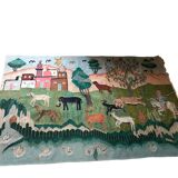 Vintage Egyptian Tapestry Ramsès Wissa Wassef circa 1960
