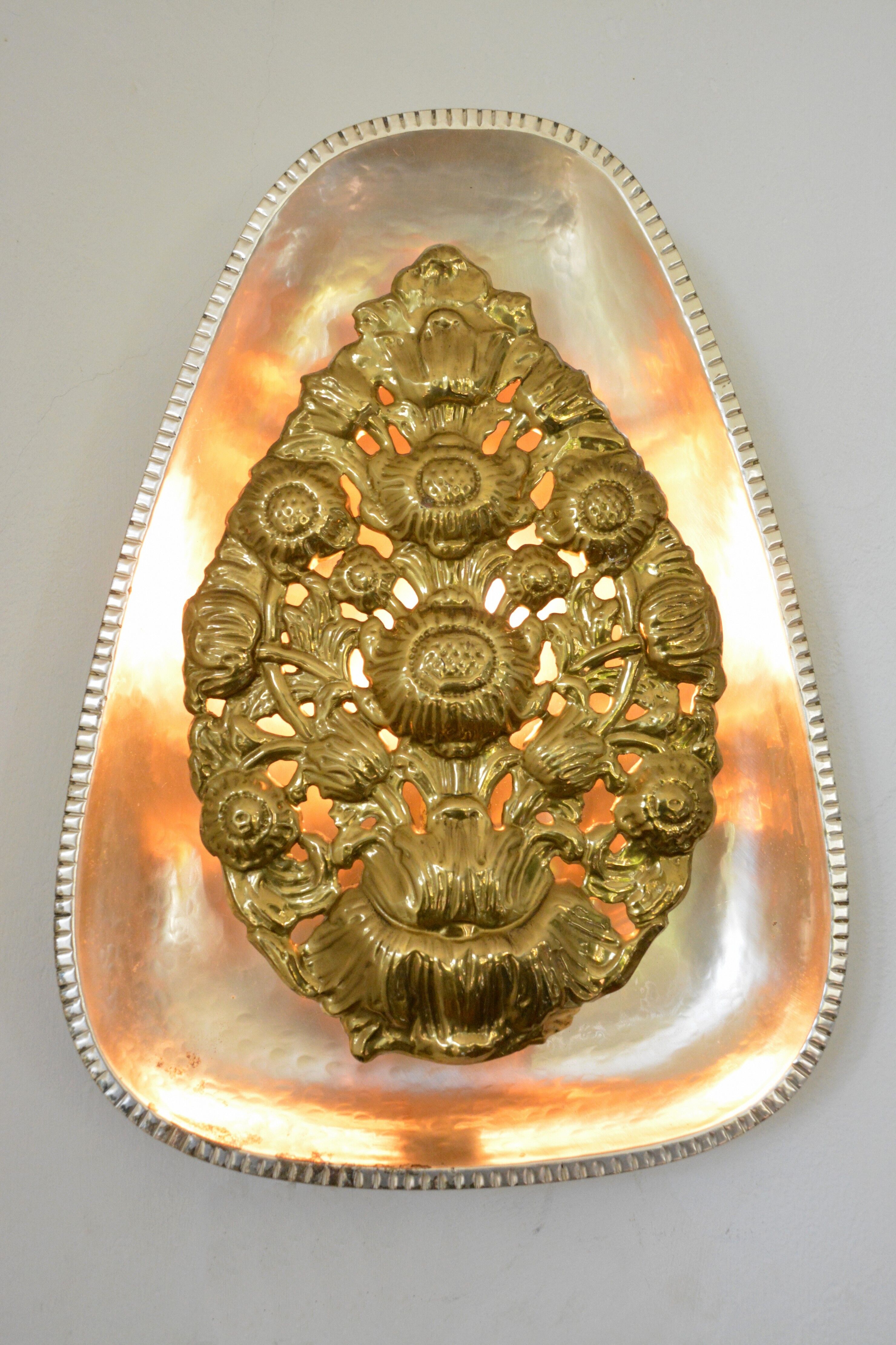 Very rare 50s wall lamp