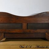Canapé en Ronce d’Acajou, style Biedermeier – Fin XIXe