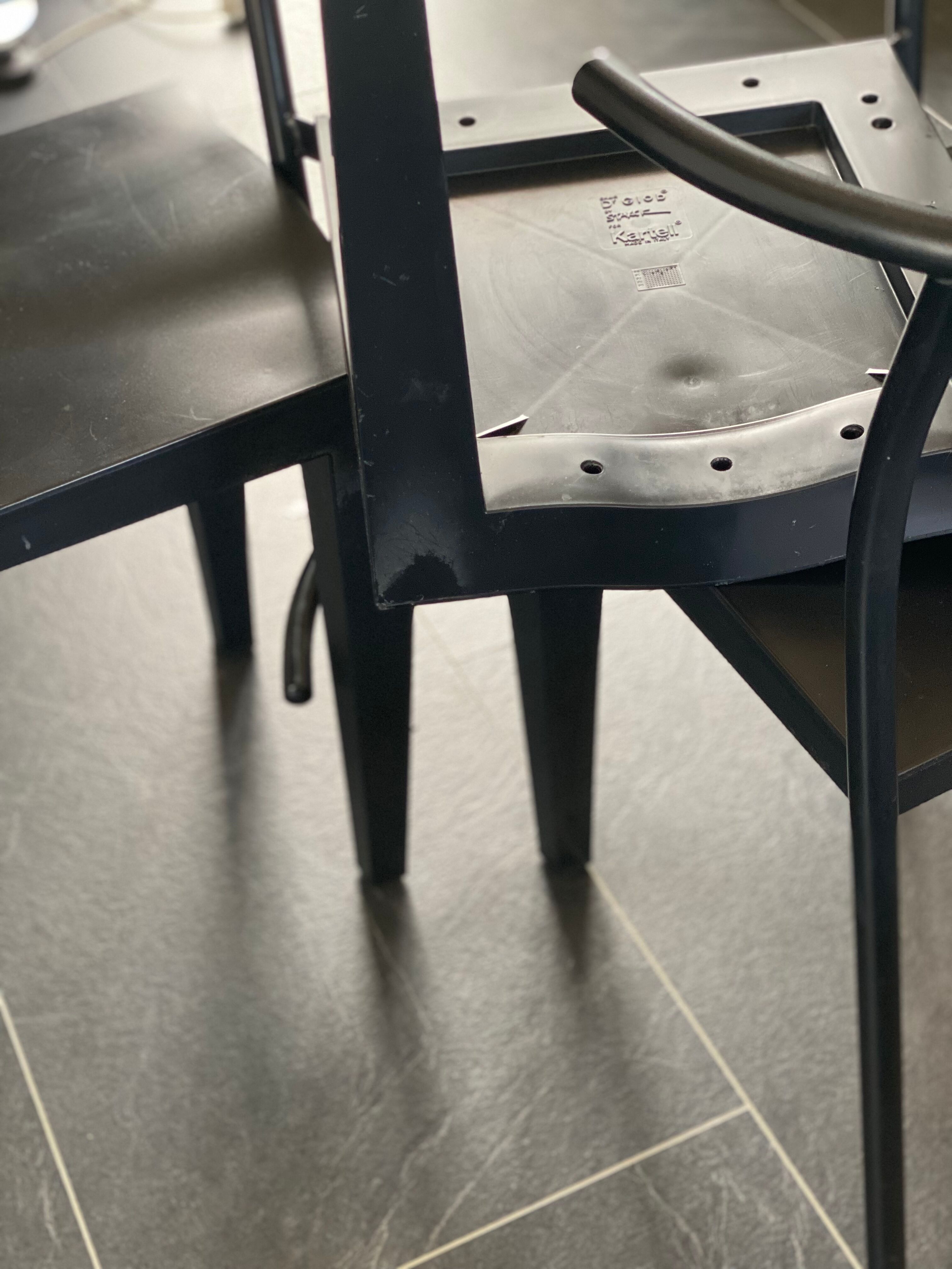 Trio of Philippe Starck Dr. Glob Chairs