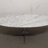 Oval marble coffee table by Horst Brüning, 1960s-1970s