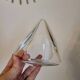 Val St Lambert Crystal Pocket Ashtray