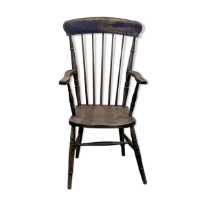 fauteuil anglais en orme