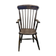 English elm armchair - late 19th century