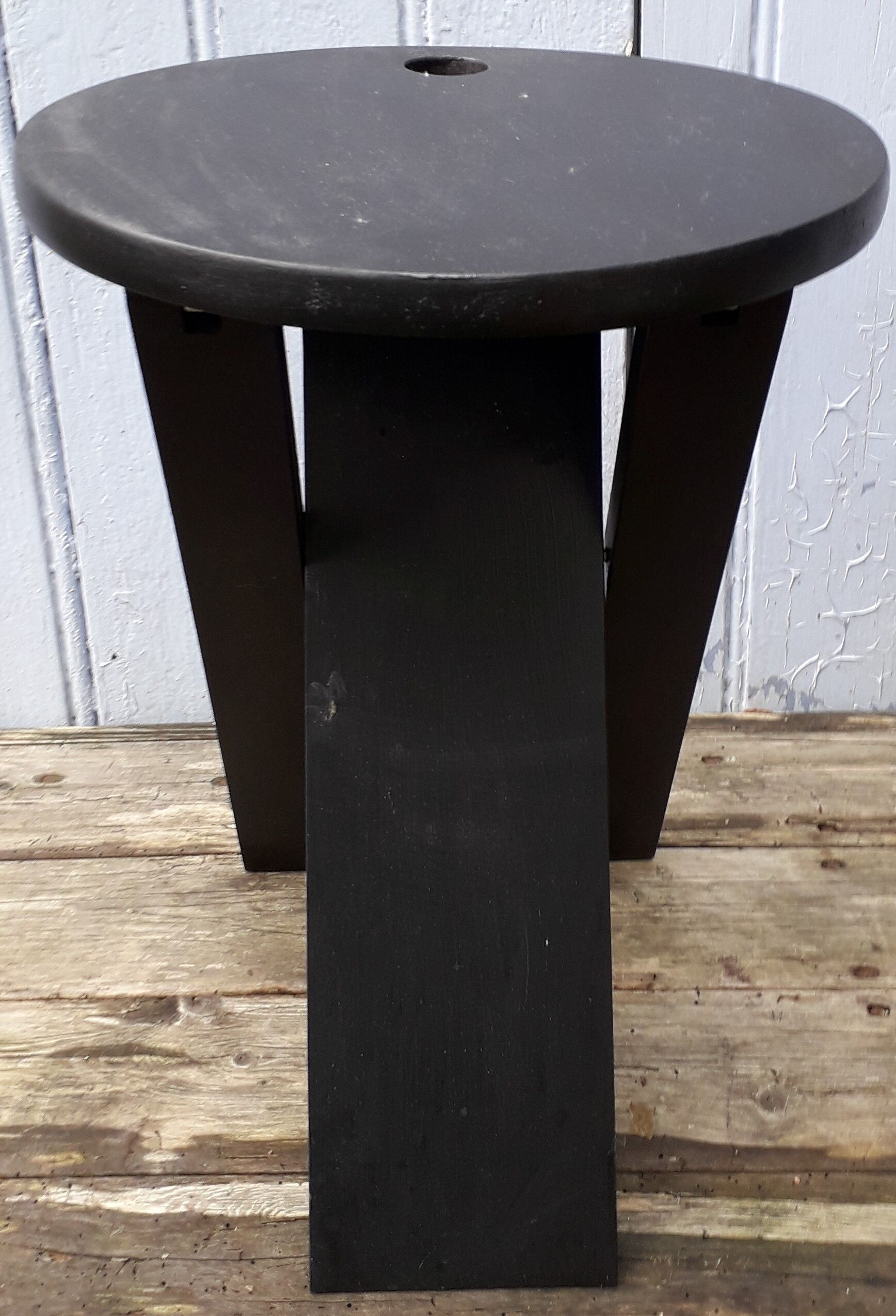 Roger Tallon black Suzy folding stool
