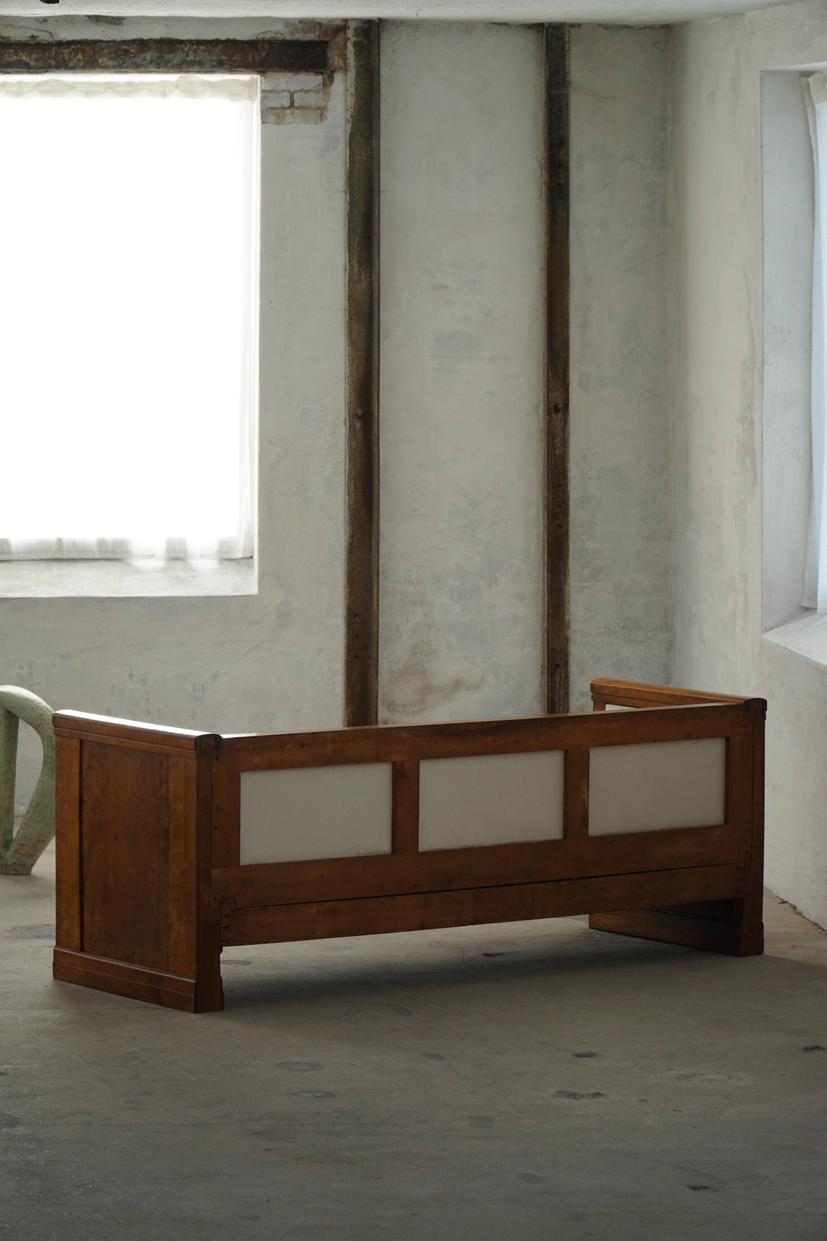 Self-supporting canapé "Karl Johan" from the early 20th century, modern Swedish style.