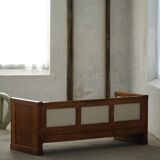 Self-supporting canapé "Karl Johan" from the early 20th century, modern Swedish style.