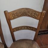4 antique bistro chairs