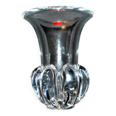 Vase design moderniste en cristal de Vannes Le Châtel