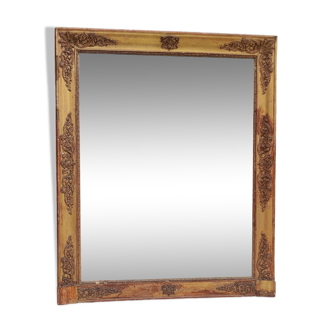 Old large gilded mirror