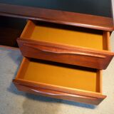 Vintage Scandinavian teak bass row