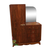 Art Deco asymmetrical wardrobe from the 50s/60s.