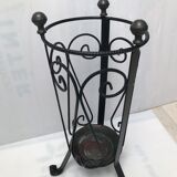 Wrought iron umbrella holder
