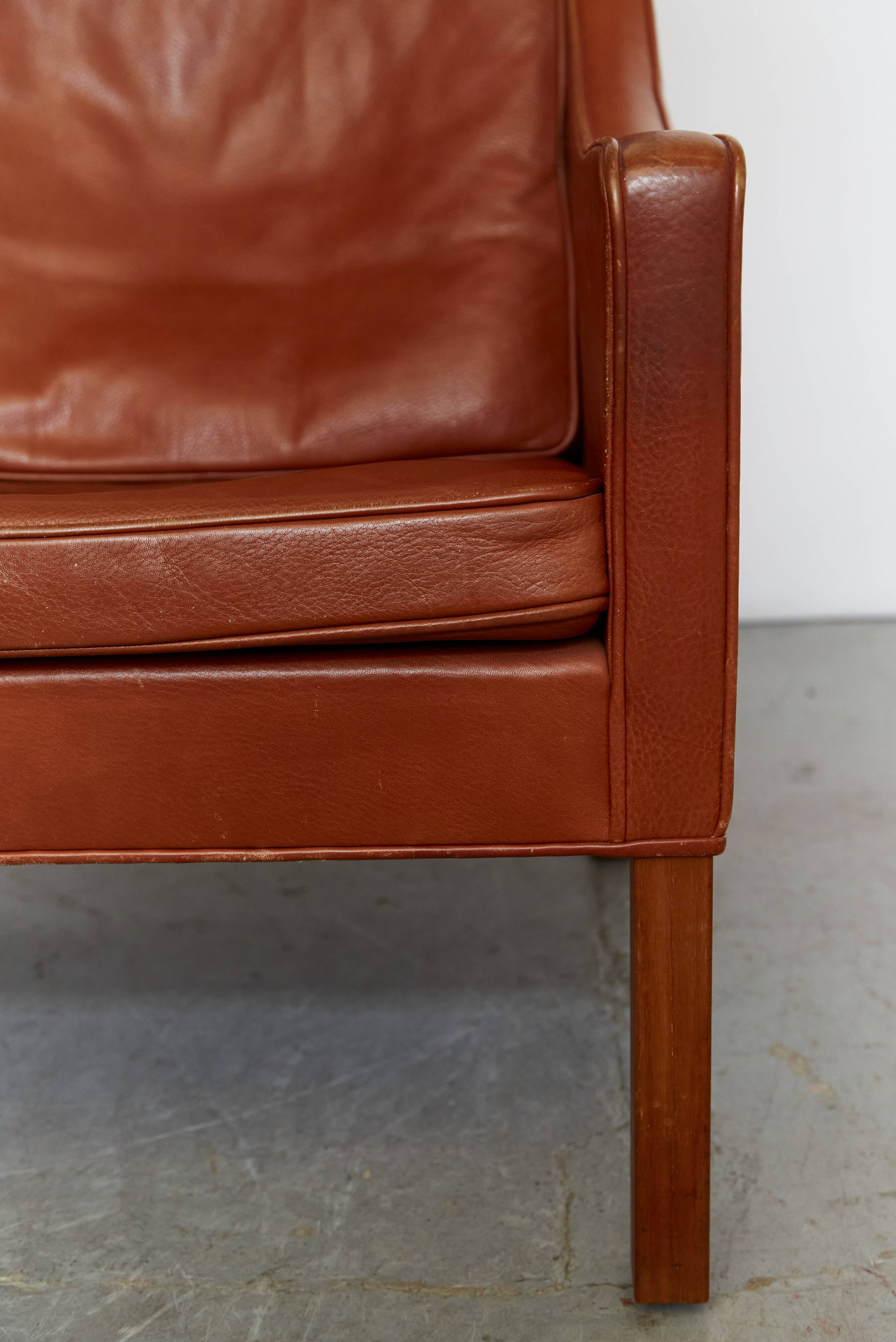 Børge Mogensen Wingback Chair No.2204 pour Fredericia