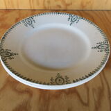 2 vintage St Amand plates
