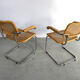 Vintage cantilever chairs attributed to Marcel Breuer 'Cesca' chair - 1970s - set of 2