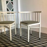 Built-in wooden chairs by Thonet